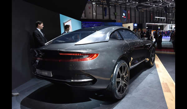 Aston Martin All Electric All Wheel Drive DBX Concept 2015  rear
